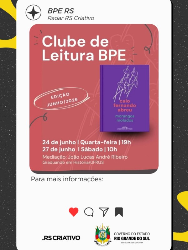 BPE RS - Clube do Livro Junho 